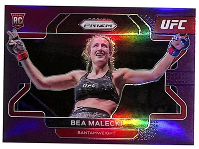 2022 PANINI PRIZM UFC #17 BEA MALECKI RC PURPLE PRIZMS 102/149 - Image 1 of 2