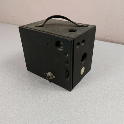 Kodak No. 3 Bullseye Model A Camera Shutter Clicks 9898 Pat 1902 READ - Image 1 of 4