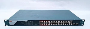 Hikvision DS-3E0326P-E2 Unmanaged Ethernet 24 PoE Switch 100Mbps Network Access - Picture 1 of 6
