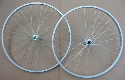 Hybrid 700c Bicycle Front / Rear Wheel Wheelset NEW Bike Cycle Freewheel Hub - Image 1 of 2