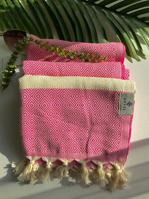 Toalla de peshtemal turca hecha a mano Foto 1 de 2