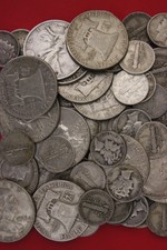 New listing
Make Offer 12 Standard Ounces Walking Franklin Mercury Roosevelt Junk Silver