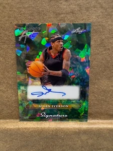 2025 Leaf Signature Classic Art Crystal's Autograph Allen Iverson 1/1 - Picture 1 of 2