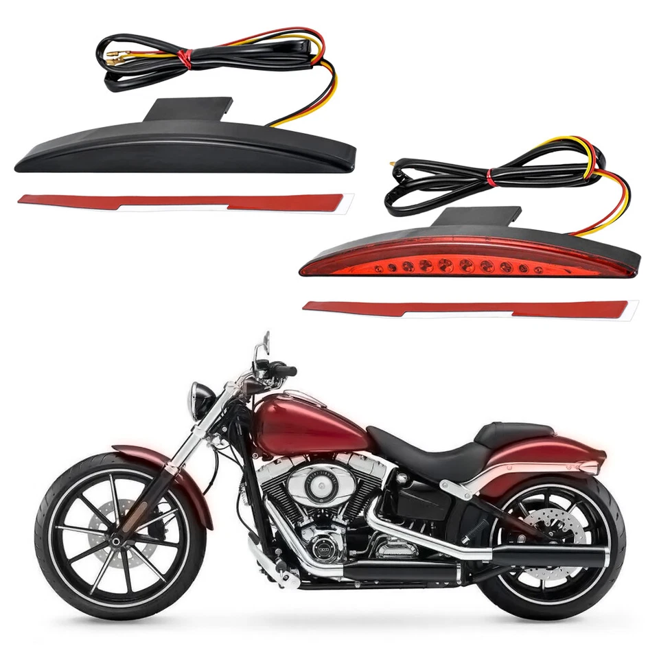 Luz trasera LED con punta de guardabarros trasero LED para Harley Davidson Breakout FXSB 2013-2017 Foto 1 de 4