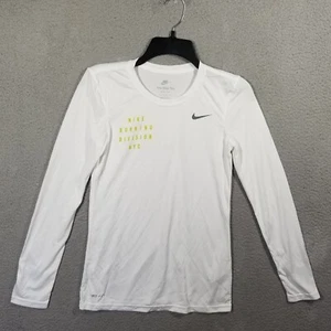 Nike Women’s Running Division Long Sleeve Tee White SZ  XS NEW Pacer - Picture 1 of 11