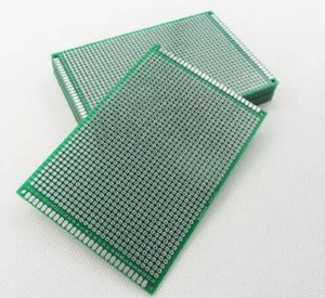 5 Stück 8 x 12 cm Doppelseitige Prototyp Leiterplatte Breadboard Universal Schaltung 2,54 mm - Bild 1 von 1
