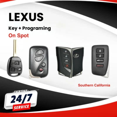 LEXUS Key + Programming Service All Keys Lost, or Add a key, ON SPOT.   SOCAL - Image 1 of 2
