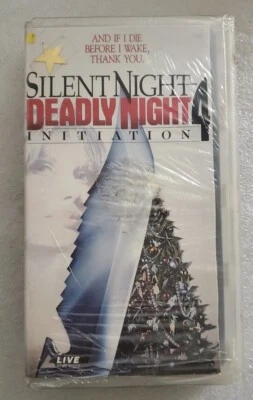 SILENT NIGHT DEADLY NIGHT 4 INITIATION VHS 1990 HORROR  MAUD ADAMS  CLINT HOWARD Foto 1 de 4
