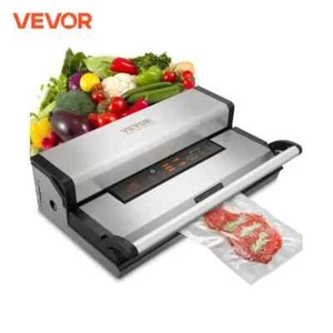 Vacuum Sealer Machine Automatic Food Packaging with Bag Roll Storage Cutter - Picture 1 of 23