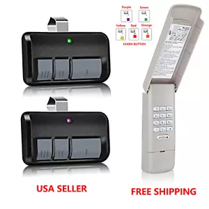Garage Door Keypad 877LM + 893MAX 377LM 376LM 977LM for LiftMaster Chamberlain - Picture 1 of 11