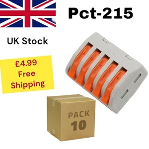 10 x Pct-215 222 Electrical Terminal Block Connectors (CE RoHS) 240-12v - Bild 1 von 5