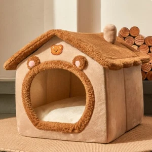 Washable Cat House Removable Puppy Kennel Pet House Small and Medium Pet - Picture 1 of 11