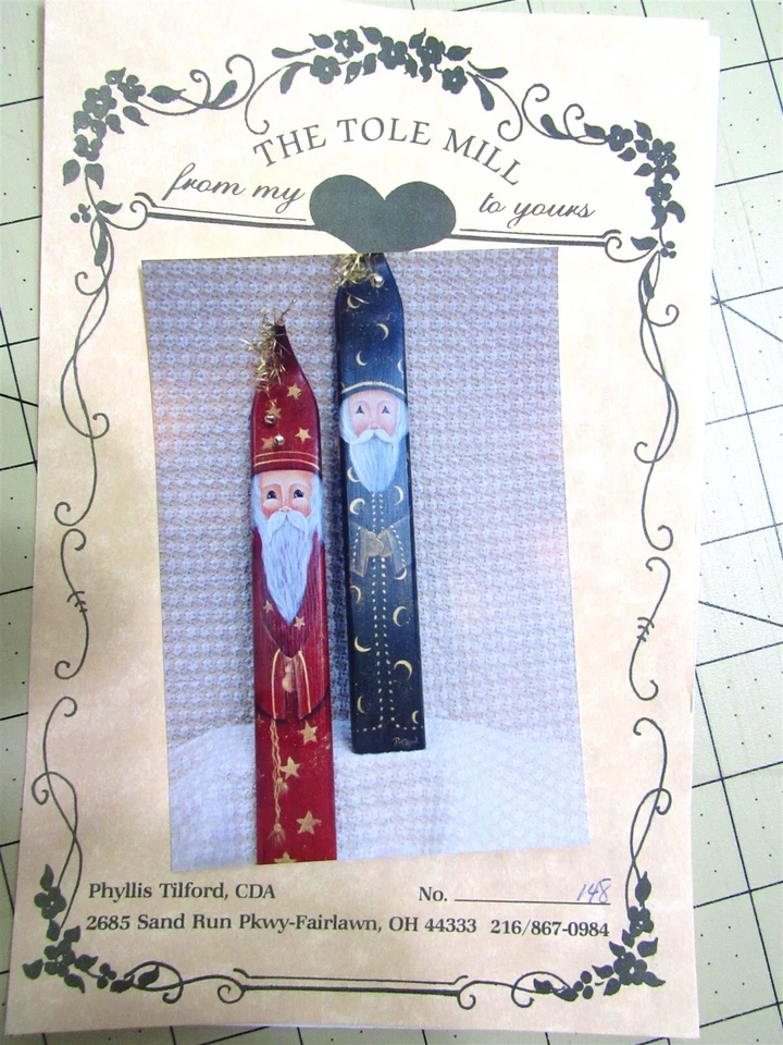 Patrón de pintura Tole "Santa Skies" The Tole Mill from My Heart to Yours Foto 1 de 1