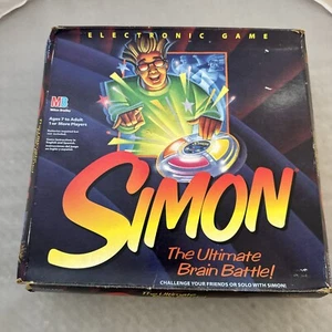 Vintage 1994 Simon Electronic Game ,Ultimate Brain Battle Milton Bradley New - Picture 1 of 16
