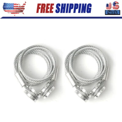 For Peterbilt 379 377 357 Hood Restraint Cable Assembly OEM# L92-6000-0718 Pair - Image 1 of 4