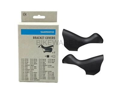 Shimano 105 ST-5700 Bracket Covers Rubber Lever Hood Y6TH98120 - Black - Image 1 of 4