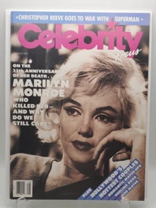 Celebrity Focus Aug 1987 Marilyn Monroe 16 page Tribute, Christopher Reeve, NM+ - Imagen 1 de 9