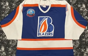 Authentic Vintage CCM CHL Kamloops Blazers Rod Branch Hockey Jersey - Picture 1 of 11