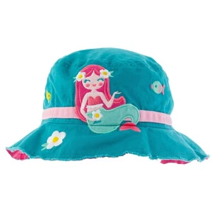 Stephen Joseph Mermaid Bucket Hat for Girls - Sun Protection - Picture 1 of 8