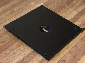 **Solo Base** Soportes de Altavoz de Mesa de Escritorio con Abrazadera Universal de Acero Negro VIVO - Imagen 1 de 4