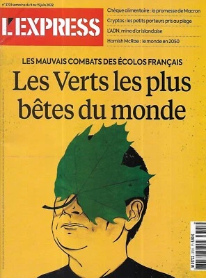 DE Express N º 3701 09/06/2022 Las Bad Combats Las Écolos en Francés/ Lugar - Imagen 1 de 4