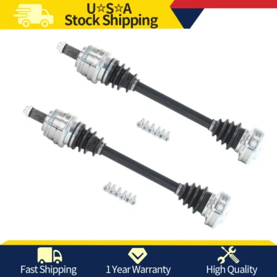 2x Rear TrakMotive CV Axle CV Joint Shaft Pair For BMW 328i 1998 1997 1996 - Image 1 of 4