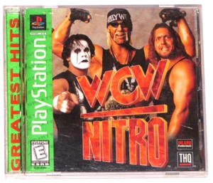 WCW Nitro Sony PlayStation 1, 1998 Video Game W/ Manual Complete Greatest Hits - Picture 1 of 24