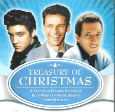 Treasury of Christmas, NEW! CD Frank Sinatra, Perry Como, Elvis, Andy Williams - Image 1 of 4