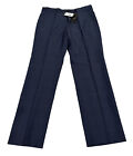 New Armani Exchange Ax Mens Slim Fit Wool Dress Pants Blue Size 34 Nwt