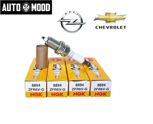 4X NGK ZFR6V-G 8894 Candela Accensione Opel Mokka Adam Astra J Corsa D Trax Meri - Foto 1 di 3