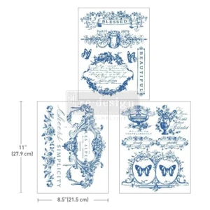 NEW Re-Design by Prima Decor Transfers Lovely Labels - Picture 1 of 4