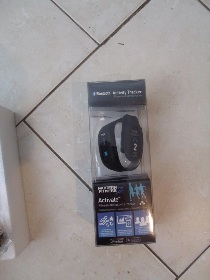Modern Fitness Bluetooth Activity Tracker Black  - Image 1 of 1