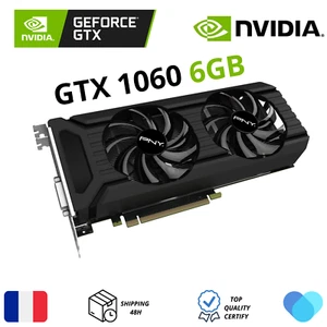 Carte Graphique PNY NVIDIA GeForce GTX 1060 6 Gb Go GDDR5 - Picture 1 of 4
