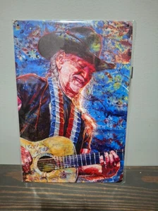 Letrero de metal Willie de 12 x 8 pulgadas - Imagen 1 de 5