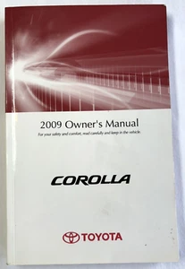2009 TOYOTA COROLLA OEM OWNERS MANUAL Pub. No. OM12A89U - Foto 1 di 6