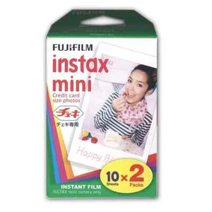 Fujifilm Instax Mini Film 10 Sheet x 2pk (20 Sheets Total) for mini cams only - Picture 1 of 1