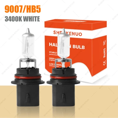 Kit de faros halógenos para Ford Mustang 1990-2004 9007 HB5 bombillas blancas haz alto-bajo Foto 1 de 4