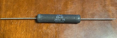 Vishay Dale 250 ohmios 10 W 1 % cable axial 10 vatios cable herida RS-10-250 Foto 1 de 2