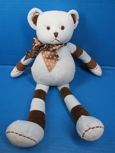 Bearington Baby Collection - Hellblau Braun Teddybär Plüsch 16 Zoll Lovey - Bild 1 von 7
