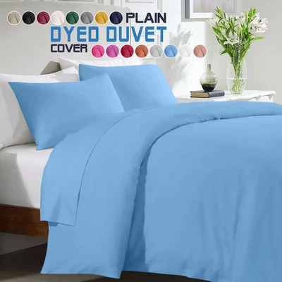 IMPERIAL ROOMS Luxury Duvet Quilt Cover With Pillowcase Soft Reversible Bedding Set All Size UK