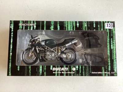 Minichamps Modell 1:12 Ducati 996 Matrix Reloaded limited 9999pcs. OVP neu ! - Bild 1 von 4