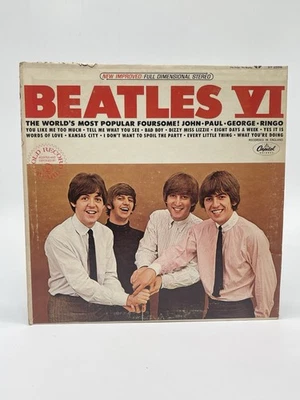 THE BEATLES VI 6 12" LP VG+ VINYL RECORD CAPITOL ST2358 - Image 1 of 4