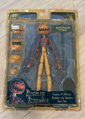 Figura de acción Pesadilla antes de Navidad serie 4 Pumpkin King Jack Neca ¡Rara! Foto 1 de 4