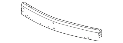 Barra de impacto genuína para-choque dianteiro GM 22782461 - Imagem 1 de 4
