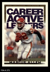1994 Topps #273 Marcus Allen Chiefs CAL HOF Penn St 8 - NM/MT - Picture 1 of 2