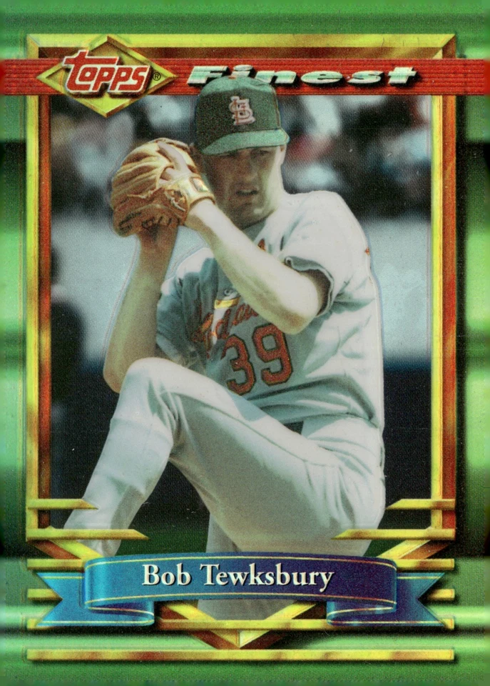 1994 Topps Finest - Bob Tewksbury #193 Refractor - Image 1 of 1
