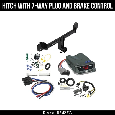 Control de freno de cableado Reese Tow PKG para 11-17 BMW X3 todos los modelos 84226 receptor de 2" Foto 1 de 4