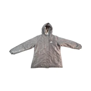 Vintage The North Face Jacket Mens XL Gray 80s Hooded Insulated Parka Coat - Picture 1 of 14