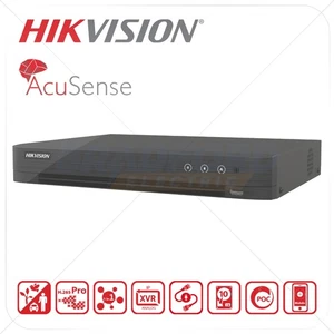 HIKVISION 8MP 4K PoC CCTV RECORDER ACUSENSE PoC DVR uHD HDMI (iDS-7204HUHI-M1/P) - Picture 1 of 8