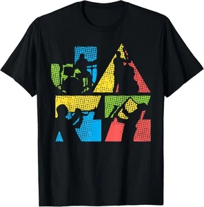 Jazz Logo mit 4 Jazzmusikern T-Shirt Hoodie - Bild 1 von 8